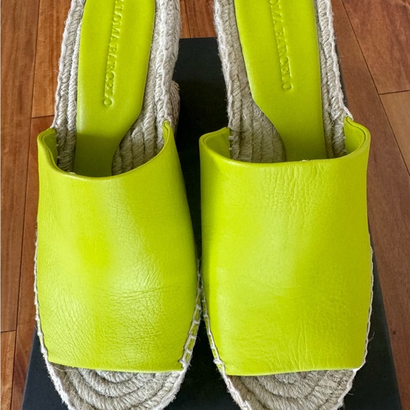 Paloma Barcelo Leonor Slide Sandal in Mint - Picture 9 of 11